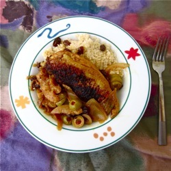 Moroccan Lemon Chicken with Olives