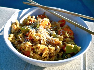 Your Basic Brown Rice Stir Fry