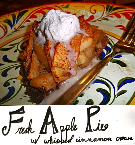 Apple Pie with Cinnamon Whipped Cream