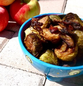 Brussel Sprouts with Apples and Bacon