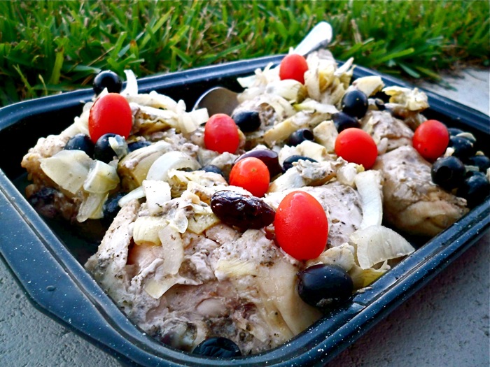Chicken with artichoke olive crockpot