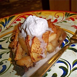 Fresh Apple Pie with Cinnamon Whipped Cream