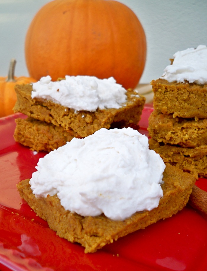 Pumpkin Bars with Coconut Cream Frosting