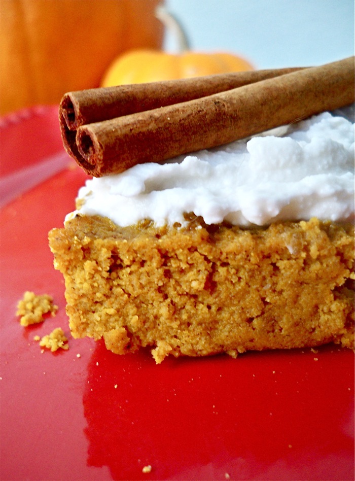 Pumpkin Bars with Coconut Cream Frosting