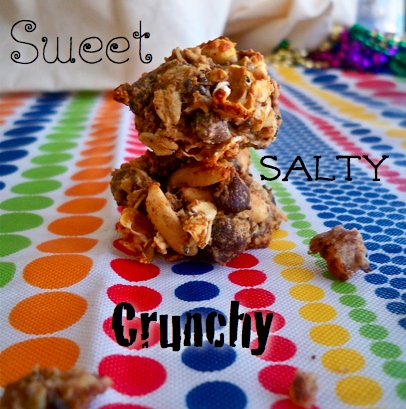 crunchy,salty,sweet Carnival COokies