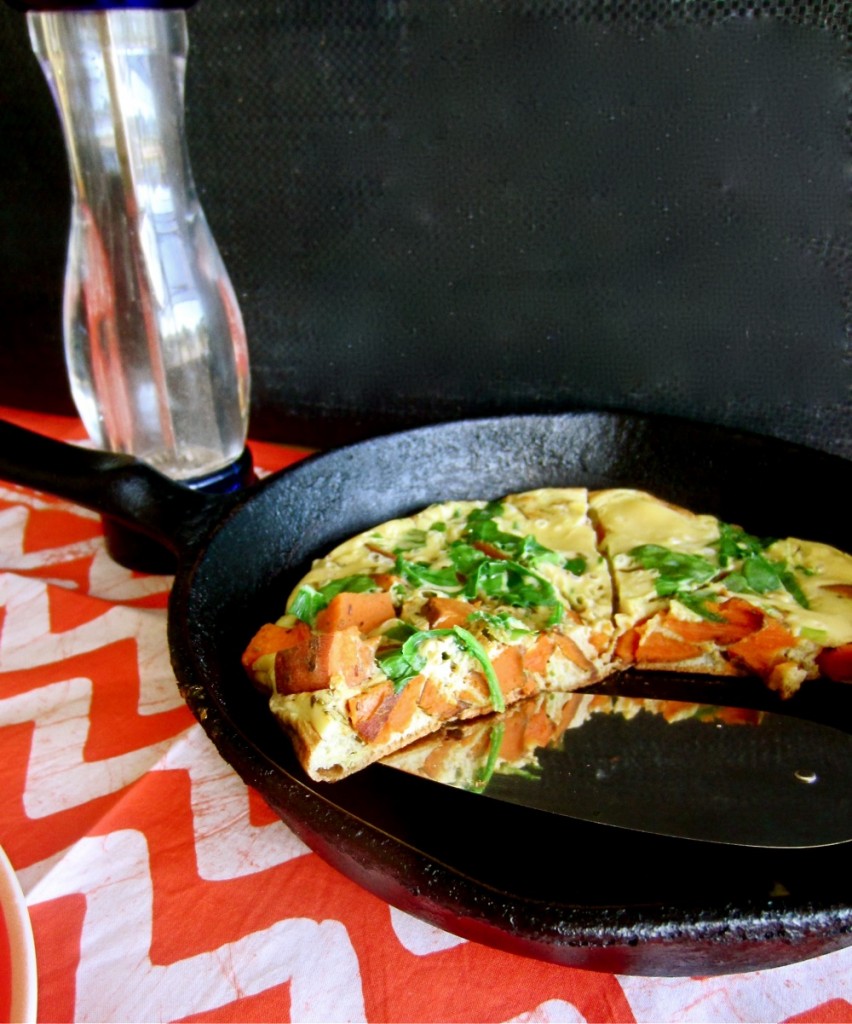 Roasted Sweet Potato and Rosemary Frittata