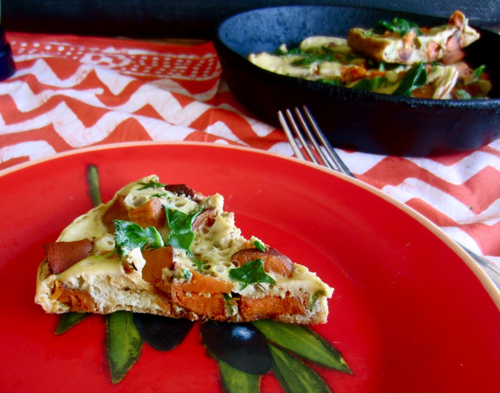 Roasted Sweet Potato and Rosemary Frittata