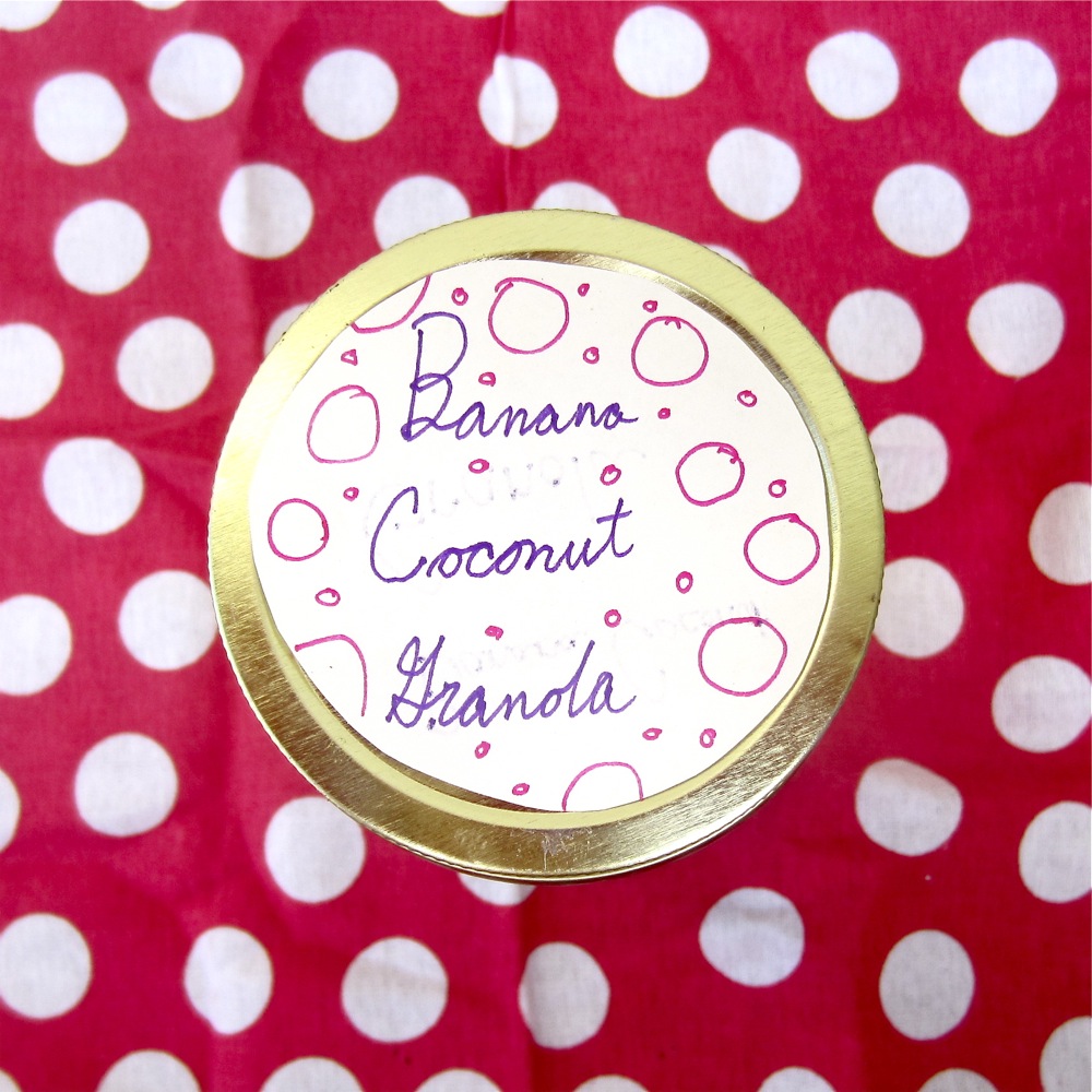 Banana Coconut Granola