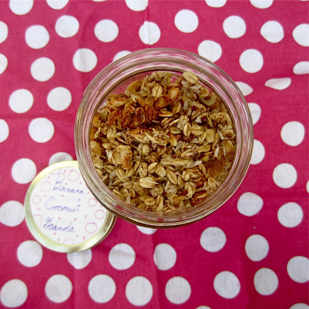 Banana Coconut Granola