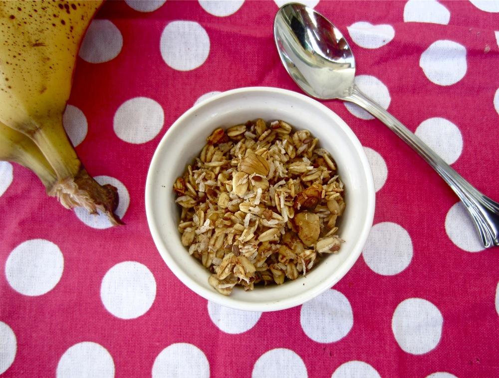 Banana Coconut Granola