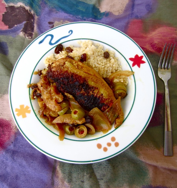 Moroccan Lemon Chicken with Olives