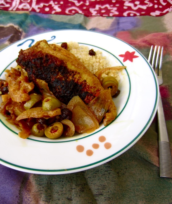 Moroccan Lemon Chicken with Olives