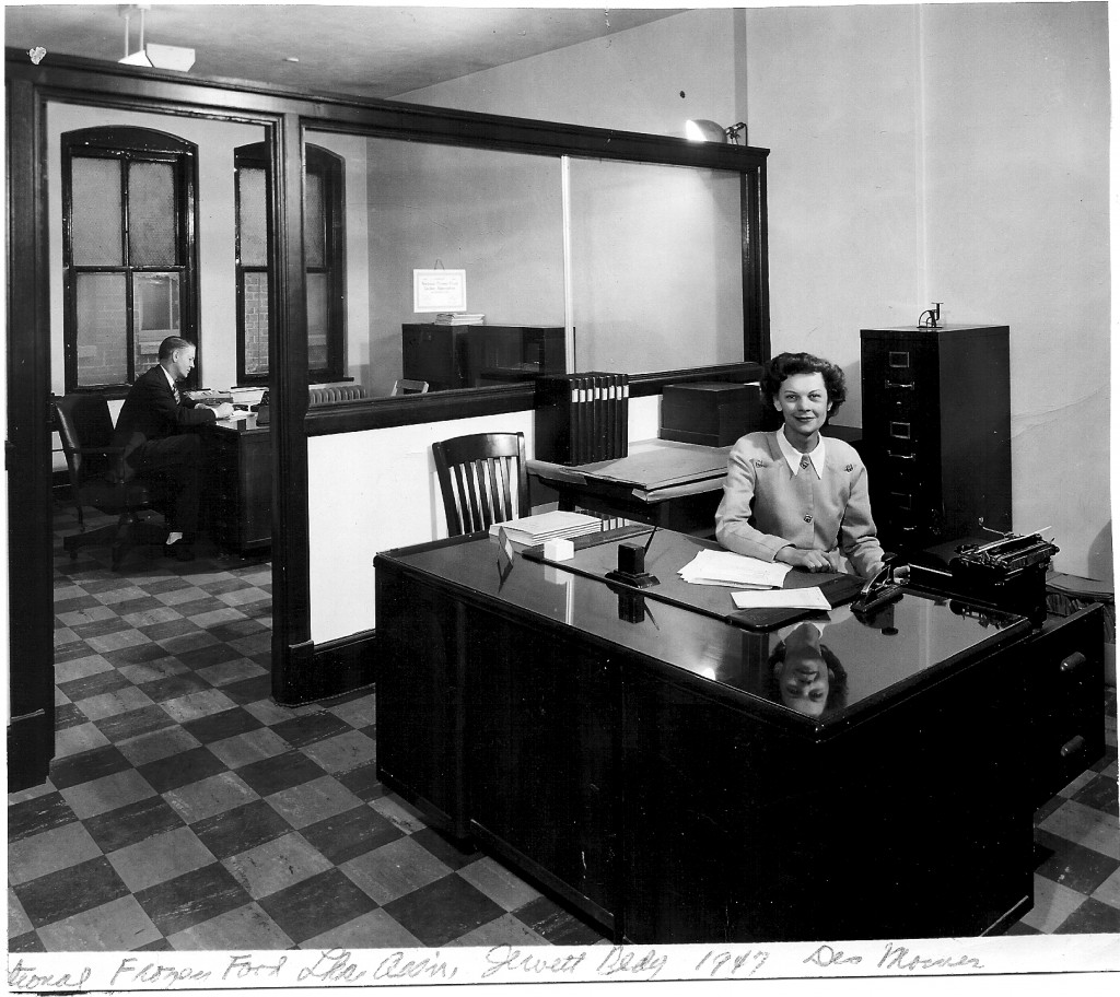 grandma working