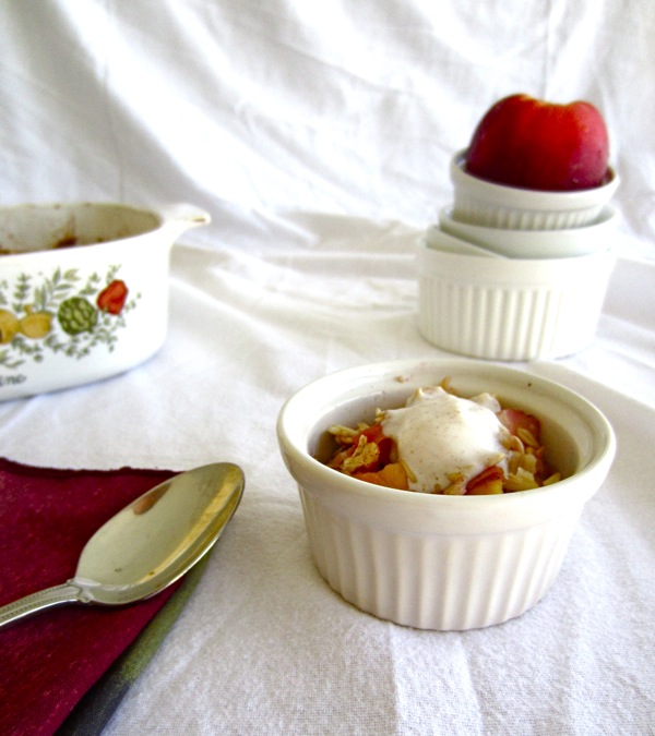 Pick-a-Fruit Peach Crisp