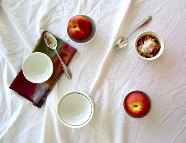 Pick-a-Fruit Peach Crisp