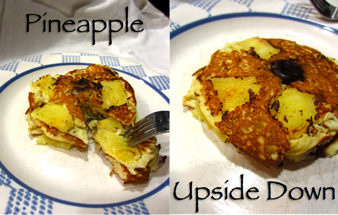 Paleo Pineapple Upside Down Pancakes